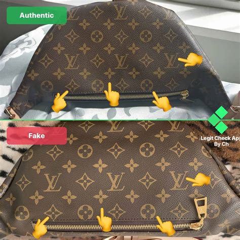 fake vs real louis vuitton handbag